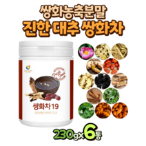 대추 쌍화 농축 분말 가루 차 230g x 6통