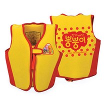 티모 뿡뿡이 네오플랜 키즈 옐로우 구명조끼 부력보조복 25kg
