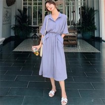 여성 여름원피스 반팔 롱원피스 캐주얼 빅사이즈