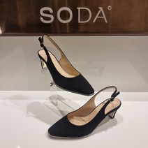 소다 SODA 여성 구두 2022O207 블랙 (발편한 데일리슈즈 여성 슬링백 슈즈 )NC신구로