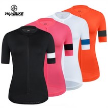 YKYWBIKE 사이클링 저지 여성 여름 슬림 반팔 자전거 의류