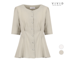 [비비드 시크릿가너] [VIVID SG]VIVID 여성 아트 여름반팔 블라우스