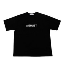언스탑퍼블 WISHLIST 위시리스트 반팔티 오버핏 면 코튼 티셔츠