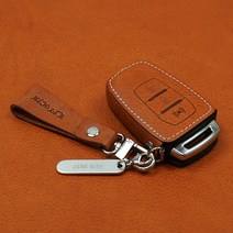 이지스오토랩 쌍용 토레스 티볼리 스마트 키홀더 키케이스 스마트키홀더, 스트랩각인추가안함, 리츠S SS-F-02(카멜)