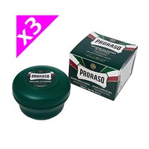 Proraso Aftershave 프로라소 쉐이빙 솝 면도비누 그린라인 150ml 3팩