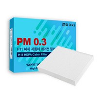 우리필터 우리 차량용 PM0.3 헤파 11등급 자동차에어컨필터, 1개, ww173