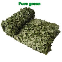 야외 블랙 블루 그린 사막 베이지 육군 위장 자동차 텐트 그물 캠핑 하이킹 사냥 천막, Pure green+3mx5m