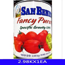 [건강한나라]토마토퓨레 캔 업소용 음식재료 베니토 2.98KX1EAkn*13704, 건강한나라 1