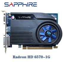 사파이어 HD6570 AMD 비디오 카드 용 1GB GPU Radeon HD 6570 GDDR3/5128bit 그래픽 카드 비디오 카드 HDM, 한개옵션0