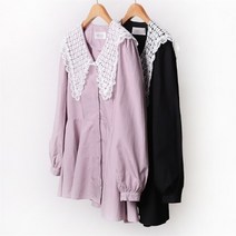 셀러허브 패션 빅사이즈사랑해요 A817L009 앤틱모티브블라우스 BR
