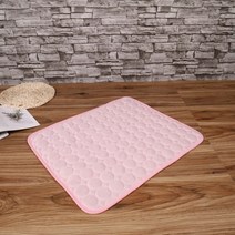 다기능 개 매트 냉각 여름 패드 매트 고양이 담요 소파 통기성 애완 동물 침대 여름 대형 중형 소형 빨, 메쉬 천 핑크, 50x40cm, 분홍색