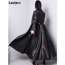 여성 가죽 라이더 자켓 봄 가을 롱 숏 코트 무스탕 오버핏 가을 스커트 레드 블랙 인조 트렌치 여성용 더블 브레스트 우아한 럭셔리 패션