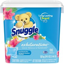 스너글 캡슐 세탁 세제 아일랜드 히비스커스 앤 레인플라워 미국 Snuggle Capsule Laundry detergent Island Hibiscus n Rainflower 56