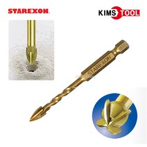 스타렉슨 멀티드릴 TD-65G (6.5mm) 티타늄 세라믹드릴 타일드릴 다용도 드릴비트 유리드릴 STAREXON, 1개