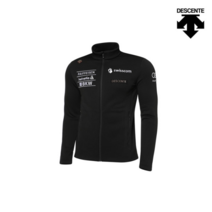 [데상트] G공용 스위스 스키팀 기모 트레이닝 자켓 SM323SFT91-BLK0