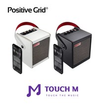 [국내정발]포지티브그리드 스파크미니 일렉기타앰프 블루투스 전자기타스피커 PositiveGrid SPARK MINI, 화이트