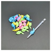 연필잡기연습 실리콘 돌핀 펜그립 10p