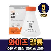 비타민 마을 프리미엄 와이즈 칼륨 포타슘 1200mg x 120정 먹는법, 5개