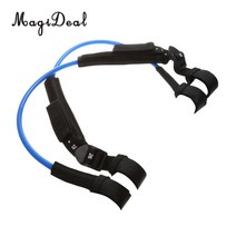 Magicdeal-프로페셔널 TPU 조정 가능한 윈드서핑 하네스 미끄럼 방지 라인 수상 스포츠 윈드 서핑 도구, 01 blue