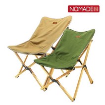 노마드캠핑 와이드 우드 윙 체어, 선택완료, 올리브