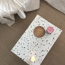 [텐스페이스] 소피드메종 페페 테라조 600 접이식테이블 PE026, 색상:600 테라조PE026