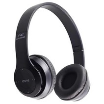 P47 이어폰 무선 헤드폰 IOS 용 안드로이드 모바일 Xiaomi Sumsamg 화웨이 지원 SD 카드 블루투스 이어폰|Bluetooth Earphones & Headphon, 1개, 단일, p47 white