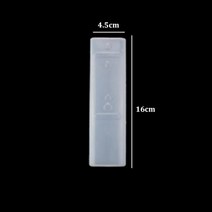 휴대용 실리콘 투명 방진 보호 보관 가방 TV 리모컨 커버 1 개, [11] 20.5X5.5cm