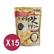 가평 잣 두부과자 110g 15봉, 15개