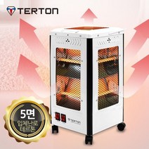 테르톤5058 페치카스타일 오면 전기히터 입체난로