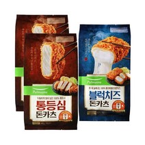 풀무원 통등심 돈카츠 2개+블럭치즈 1개 돈까스 저녁 메뉴 간식 간단한 간편조리 편의점, 상품 01. 통등심 돈카츠 2개+블럭치즈 돈카츠 1개