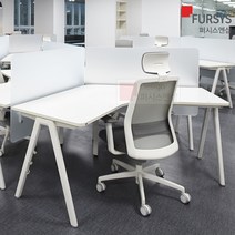 퍼시스 120도책상 V자 사무용 인에이블 FDD588N, WW（웜화이트）