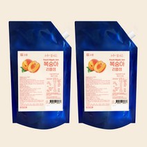 오붐 복숭아 리플잼 1kg+1kg, 1개