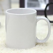 무지 일자 머그 [특가상품], 화이트