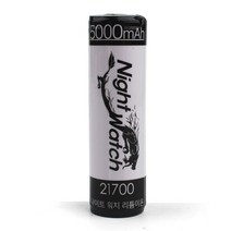 나이트워치 21700 5000mAh 리튬이온 충전배터리 (보호 3.7V) [WAED3C9], 상세페이지 참조