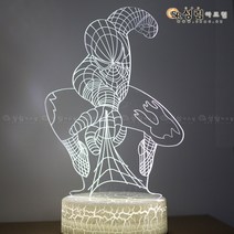 성림아크릴 LED 아크릴 스탠드 감성 무드등 인테리어조명, 16.스파이더맨