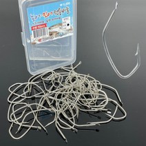 포토리아 농어 민어 전용바늘 덕용 50P 외수질채비 외수질바늘 국내산 벌크 덕용 50개입, 20호