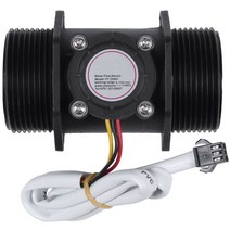 HOT SALE Dn40 1.5 Inch Turbine Flowmeter Water Flow Sensor Flow Meter Flow Rate Control 5-150L/Min, 01 Black