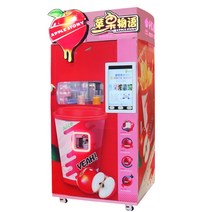 갓 짜낸 사과 주스 제조 및 자판기