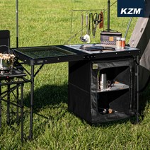 카즈미 아이언메쉬 캐비닛 캠핑 키친테이블 II K9T3U004, 단품없음, 상세 설명 참조
