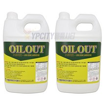 오일아웃 3.75L 2개 주방 오븐 후드 기름때 제거 공장 기계 찌든 기름때 세정제 원폴리머, 1개