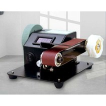 소형 벨트 샌딩기 전기 사포 샌더 그라인더 목공 공방, 저전력(120W + 7단속도조절 + 정역회전)