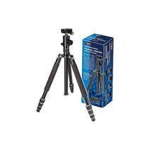 VidPro AT-62 VentureMaxx 157.5cm(62인치) 프로페셔널 4섹션 트위스트 락 알루미늄 여행용 삼각대 퀵 릴리즈 볼 헤드 9.1kg(20파운드) 용량