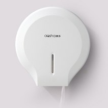 PM 화장실 대형 점보롤 휴지 케이스 디스펜서, 블랙, 1개