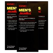 GNC MEN ArginMax 90 Caplets 남성 아르긴맥스 90정 3병