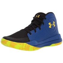 Under Armour 글래드 스쿨 제트 2019 농구화 로얄 (404)/블랙 6 US 남여공용 Little Kid