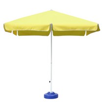 파라솔 직사각 국산 중형 소형 정원 캠핑 피크닉 옥상 카페 그늘막 테라스, 옐로우