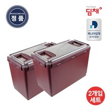 [정품] 위니아 딤채 김치통 김치용기 투명EZ생생용기 18L 2개입 (WD002849)
