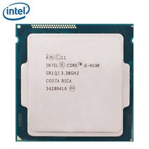 [해외]인텔 코어 프로세서 I5 4590 I5-4590 LGA 1150 3.3GHz 22 나노 미터 듀얼 코어 100 제대로 작동하는 데스크탑 프로세서