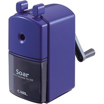 일본직발송 3. 컬 사무기(CARL) 컬 사무기 수동 연필 삭기 소어 블루 CS-103-B B001MTCP9M, One Size, 블루, 보통