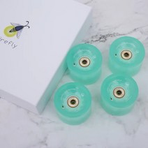 YAPOGI 서프보드 유지 긴 플레이트 스케이트 보드/랜드 플러싱 65Mm 플래시 휠 빛나는 랜드 서핑 베어링, 시안